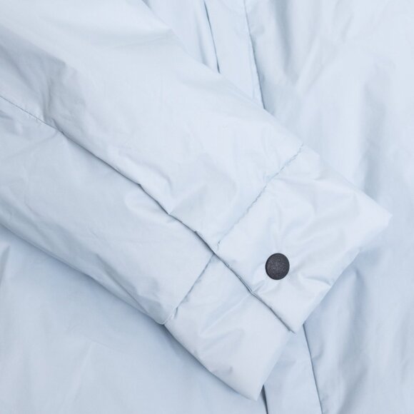 RAINS Fuse Overshirt Jacket Sky Blue Small Waterproof Windproof Insulated - Picture 8 of 14